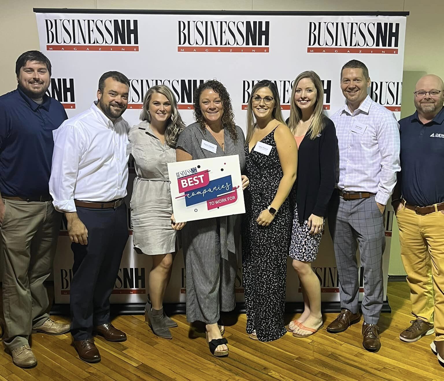 DEW Construction Honored as a Best Company To Work For in New Hampshire